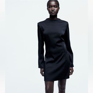 Open back mini dress